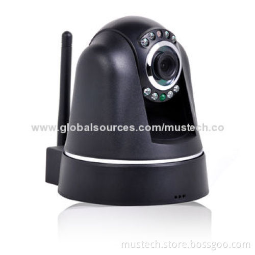 Wireless Indoor Cheap IP Camera for Day/Night, 1/4-inch CMOS Sensor